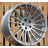 R20x9.5 5X112 ET 37 66.6 A1227 (HX010) Silver Shining (SS) For HAXER (K7+P) (Rear+Front)