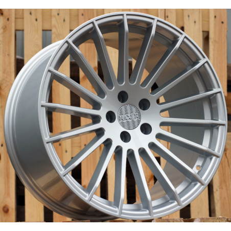R20x10.5 5X112 ET 40 66.6 A1227 (HX010) Silver Shining (SS) For HAXER (P) (Rear+Front (NEW CAP))