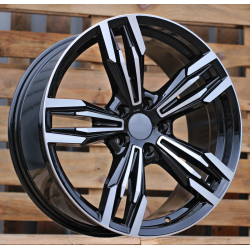 R19x9.5 5X120 ET 38 72.6 BY983 Black Polished (MB) For BMW (P) (Rear+Front)
