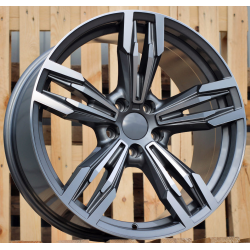R17x8 5X120 ET 34 72.6 BY983 Grey Polished+Powder Coating (MGPC) For BMW (R+P)