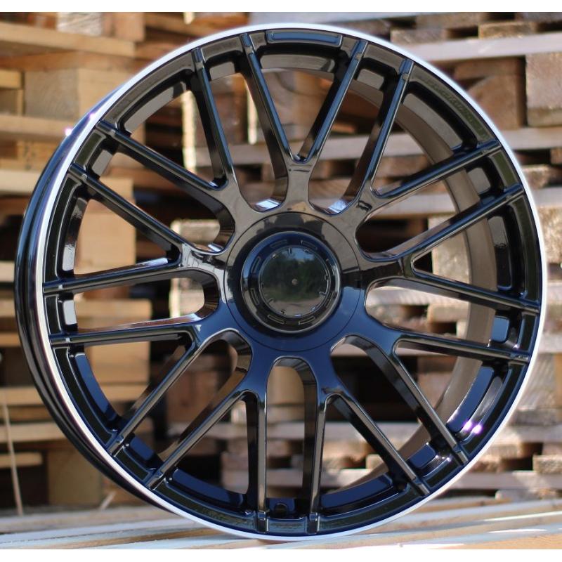 R20x8 5X112 ET 40 66.6 B1268 Black+Polished Lip (BLPL) For MER (Z1) (Rear+Front) R20x8 5X112 ET 40 66.6 B1268 Black+Polished Lip (BLPL) For MER (Z1) (Rear+Front)