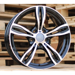 R19x9 5X120 ET 38 72.6 E492 (IN5056) Black Polished (MB) For BMW (P2+A) (Rear+Front (AKC 110 Eur))