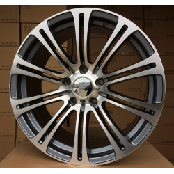R17x7.5 5X120 ET 34 72.6 E568 (BK139) Grey Polished (MG) For BMW (K4)