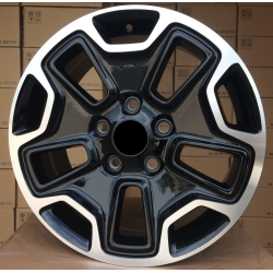 R17x7.5 5X127 ET 45 71.6 F0286 Black Polished (MB) For RACIN (R)