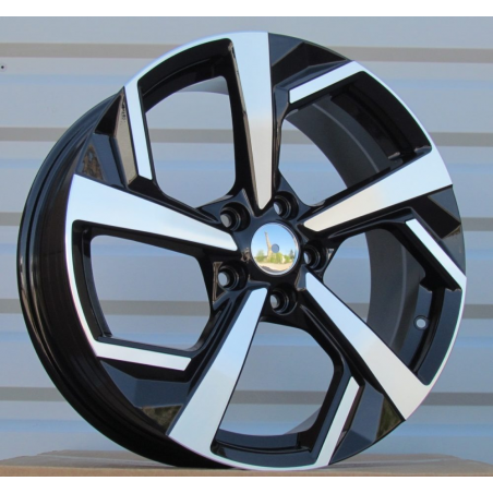 R18x7 5X114.3 ET 40 66.1 FE174 Black Polished (MB) For NISS (K7)