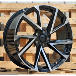 R17x7 5X112 ET 40 57.1 FE181 (BK5804) Black Polished (MB) For SKODA (D4+D1+P)