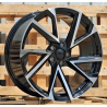 R17x7 5X112 ET 40 57.1 FE181 (BK5804) Black Polished (MB) For SKODA (D4+D1+P)