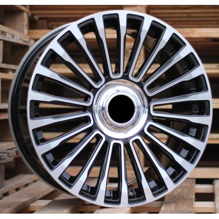 R21x9.5 5X112 ET 46 66.6 B1365 Black Polished (MB) For MER (P) (MANSORY)