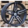 R20x10 5X114.3 ET 35 73.1 B1382 Black Polished Half Matt+Powder Coating (MBHMPC) For RACIN (P1) ((Rear+Front) Style Vossen)