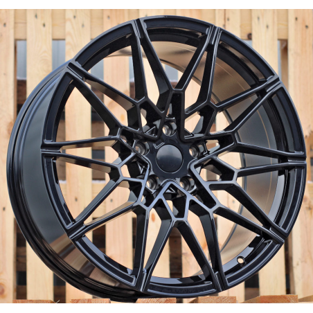 R18x9 5X120 ET 40 72.6 I0293 Black (BL) For BMW (P2) (Rear+Front)