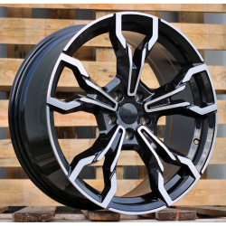 R20x8.5 5X112 ET 30 66.6 I5596 Black Polished (MB) For BMW (Z5) (X3)