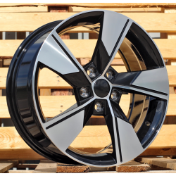 R17x7 5X112 ET 46 57.1 I5626 Black Polished (MB) For SKODA (P2)