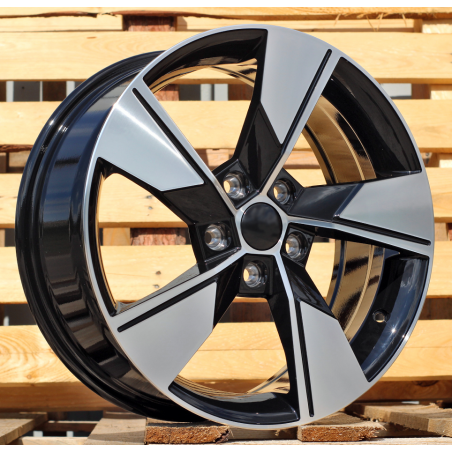 R17x7 5X112 ET 46 57.1 I5626 Black Polished (MB) For SKODA (P2)