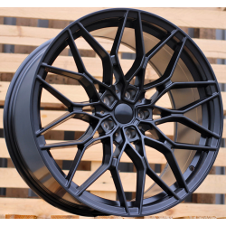 R19x9 5X120 ET 35 72.6 IN292 (Y1091) Black Half Matt (BLHM) For BMW (K4) (Rear+Front)