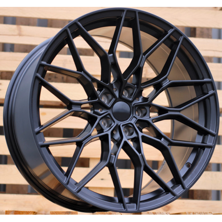 R19x9 5X120 ET 35 72.6 IN292 (Y1091) Black Half Matt (BLHM) For BMW (K4) (Rear+Front)
