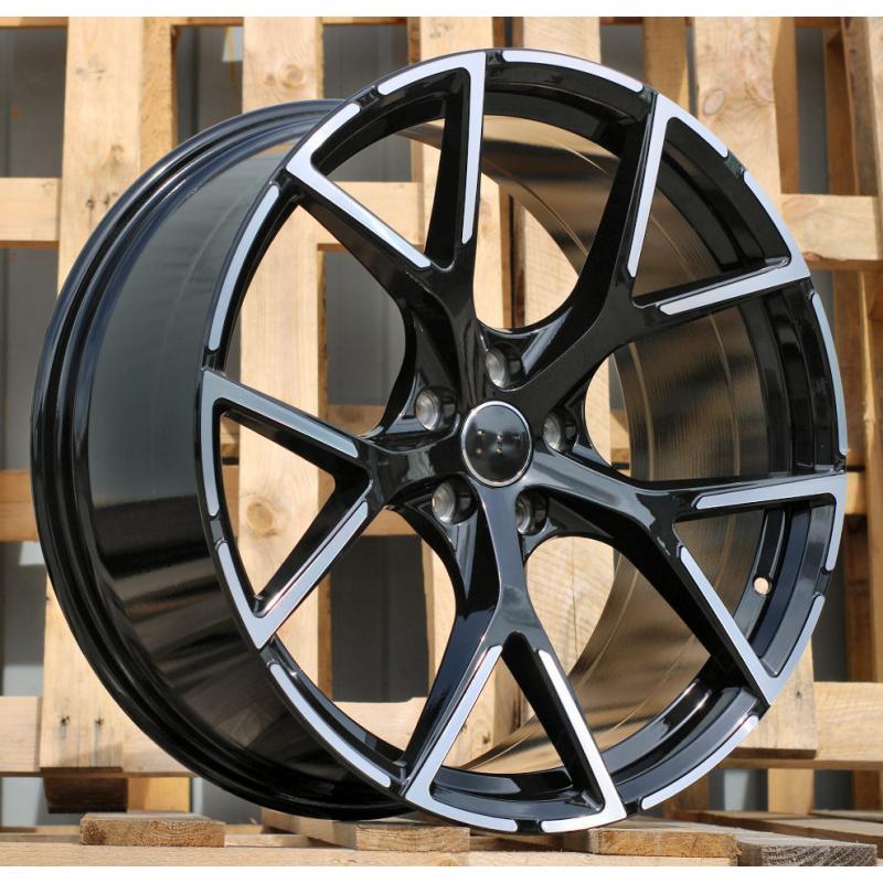 R17x7.5 5X100 ET 42 57.1 3S5997 Black Polished Half Matt (MBHM) For AUD (R) (HYBRID FORGED) R17x7.5 5X100 ET 42 57.1 3S5997 Black Polished Half Matt (MBHM) For AUD (R) (HYBRID FORGED)