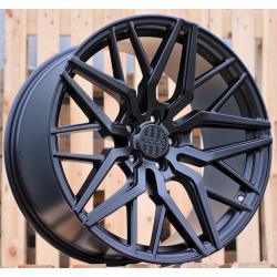 R20x10 5X112 ET 40 66.5 A5478 (HX035) Black Half Matt (BLHM) For HAXER (A) (Rear+Front OLD CAP)
