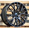R19x8 5X120 ET 38 72.6 A5479 (BK5441) Black Polished (MB) For BMW (P+K4+K2) (Rear+Front)