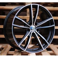 R18x8 5X120 ET 34 72.6 A5588 (IN5574) Black Polished (MB) For BMW (K7+P2+Z5)