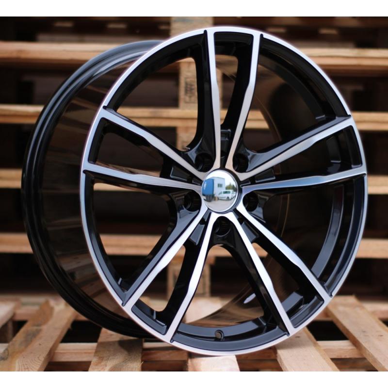 R19x8 5X120 ET 36 72.6 A5588 (BK5495) Black Polished (MB) For BMW (P) (Rear+Front) R19x8 5X120 ET 36 72.6 A5588 (BK5495) Black Polished (MB) For BMW (P) (Rear+Front)