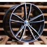 R19x8 5X120 ET 36 72.6 A5588 (BK5495) Black Polished (MB) For BMW (P) (Rear+Front)