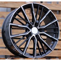R19x8 5X112 ET 50 66.6 A5824 Black Polished (MB) For BMW (P) (BMW 1(F40)/ 2(F44))