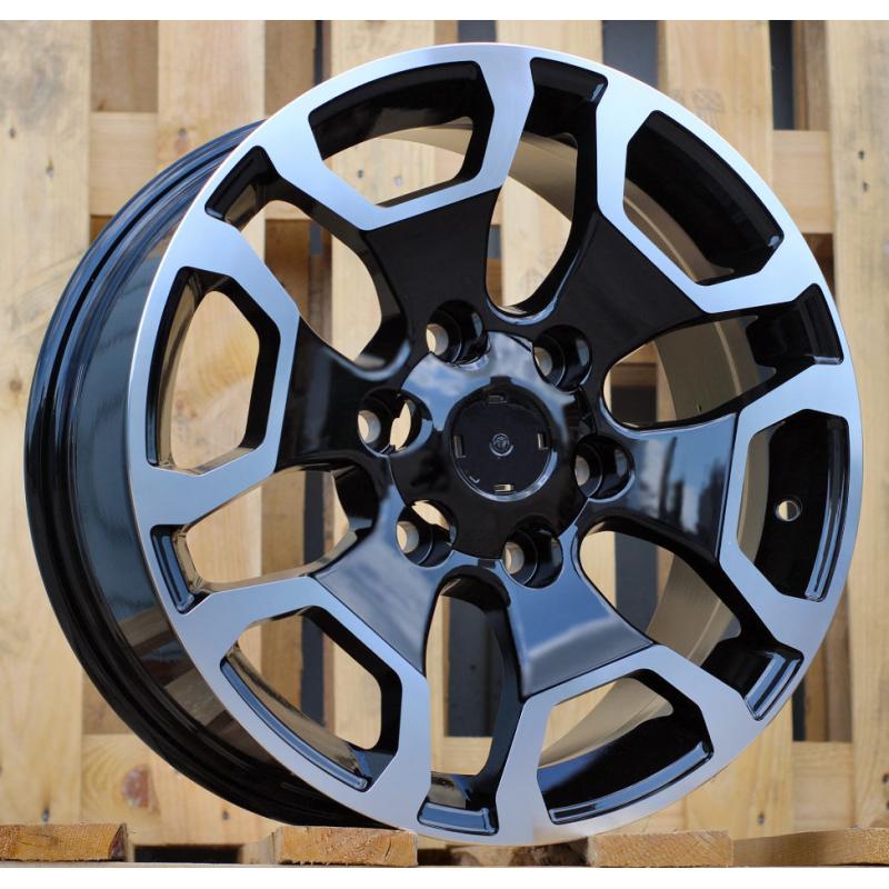 R17x7.5 6X139.7 ET 25 106.1 A6216 (BYD1841) Black Polished (MB) For TOYOT (Z1+Z3) (4x4) R17x7.5 6X139.7 ET 25 106.1 A6216 (BYD1841) Black Polished (MB) For TOYOT (Z1+Z3) (4x4)