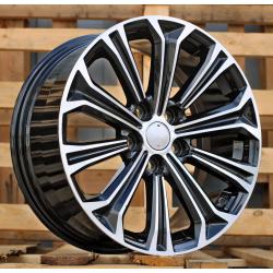 R16x6.5 5X114.3 ET 40 60.1 B5845 Black Polished (MB) For TOYOT (K2)