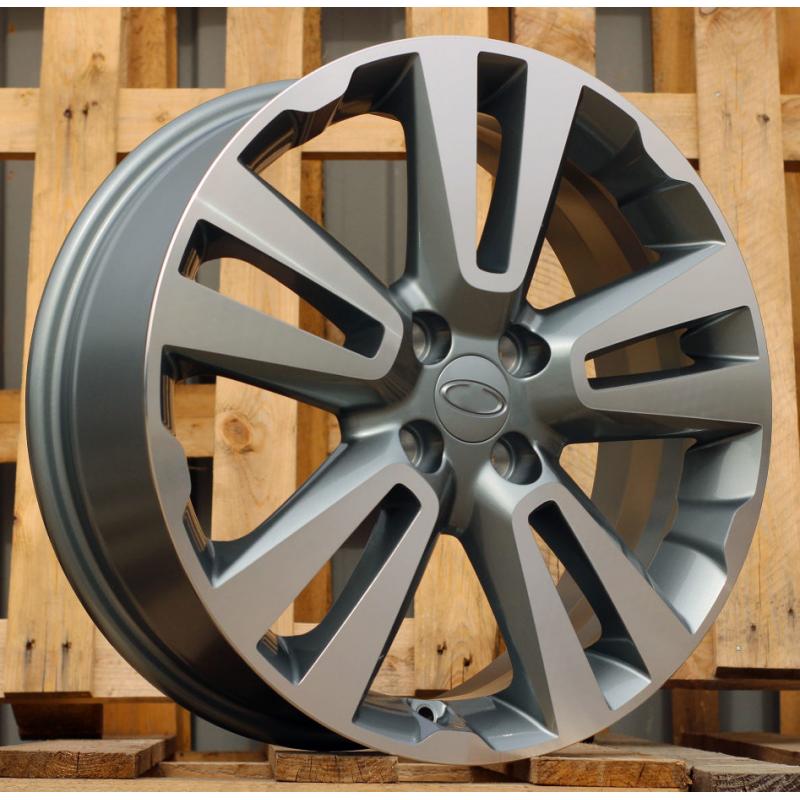 R17x6.5 4X100 ET 43 60.1 L2093 Grey Polished (MG) For RACIN (K3) R17x6.5 4X100 ET 43 60.1 L2093 Grey Polished (MG) For RACIN (K3)