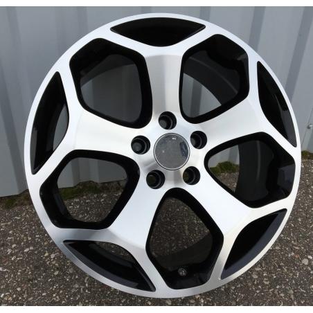 R17x7.5 5X108 ET 50 63.4 QC507 Black Polished+Powder Coating (MBPC) For FORD (R)