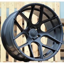 R20x9 5X120 ET 15 74.1 SSA03 (HX022) Black Half Matt (BLHM) For HAXER (Z1) (Rear+Front)