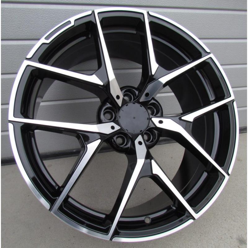 R19x8.5 5X112 ET 43 66.6 XE137 (BY1225) Black Polished (MB) For MER (P) (Rear+Front) R19x8.5 5X112 ET 43 66.6 XE137 (BY1225) Black Polished (MB) For MER (P) (Rear+Front)