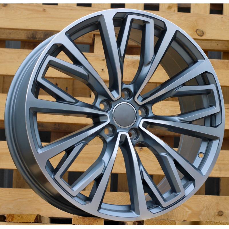R18x8 5X112 ET 39 66.5 B1453 (FE186/BY1453) Grey Polished (MG) For AUD (P1) R18x8 5X112 ET 39 66.5 B1453 (FE186/BY1453) Grey Polished (MG) For AUD (P1)