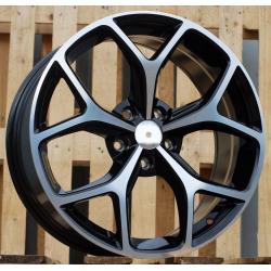 R18x8 5X110 ET 40 65.1 XE261 Black Polished (MB) For ALFA (P1)