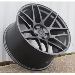 R19x9 5X120 ET 30 72.6 XF995 (HX022) Black Half Matt (BLHM) For HAXER (K4) (Rear+Front)
