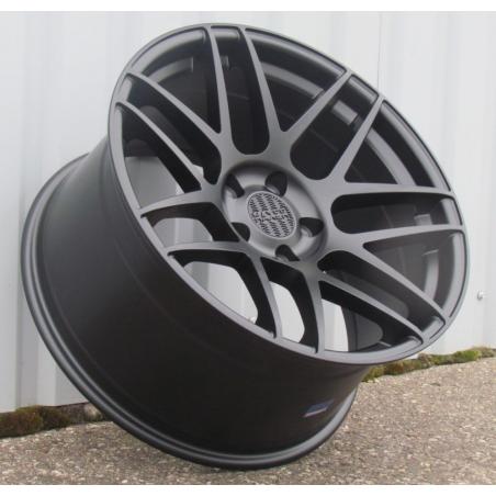 R19x9 5X120 ET 30 72.6 XF995 (HX022) Black Half Matt (BLHM) For HAXER (K4) (Rear+Front)