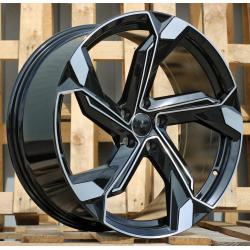 R20x9 5X112 ET 30 66.5 Y1201 (IN5633) Black Polished (MB) For AUD (Z5)