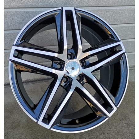 R17x7.5 5X100 ET 45 57.1 B5410 Black Polished+Powder Coating (MBPC) For SEAT (P1)