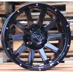 R17x9 6X114.3 ET 0 66.1 A1302 Black (BL) For 4X4 (R)