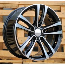 R17x8 5X120 ET 34 72.6 A5035 Black Polished (MB) For BMW (P)