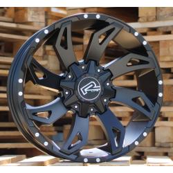 R20x9 12X135/139 ET 0 110.1 A8075 Black Matt (BM) For 4X4 (P) (Milling)