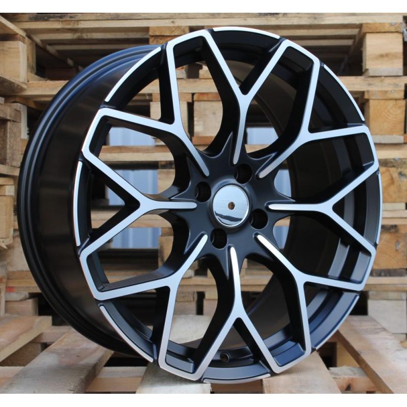 R18x7 4X100 ET 30 60.1 B1449 Black Polished Half Matt (MBHM) For SMART (Z4) (HAXER Front+Rear) R18x7 4X100 ET 30 60.1 B1449 Black Polished Half Matt (MBHM) For SMART (Z4) (HAXER Front+Rear)