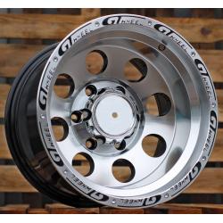 R15x8 5X114.3 ET 0 83.1 BY531 Black Polished (MB) For 4X4 (Z1)