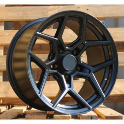 R17x9 5X127 ET 0 78.1 D1446 Black Half Matt (BLHM) For 4X4 (Z4)