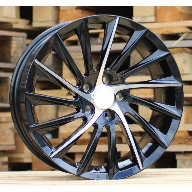 R16x7 5X110 ET 31 65.1 E467 (LU356) Black Polished (MB) For ALFA (P1) R16x7 5X110 ET 31 65.1 E467 (LU356) Black Polished (MB) For ALFA (P1)