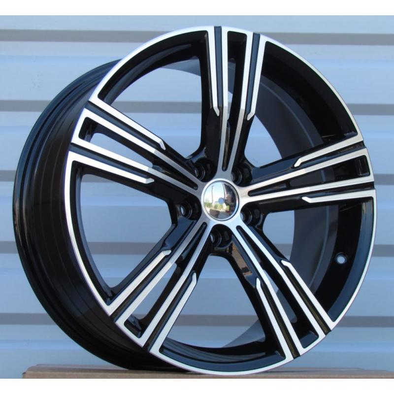 R17x7.5 5X108 ET 45 63.3 FE184 Black Polished (MB) For VOLVO (K7) R17x7.5 5X108 ET 45 63.3 FE184 Black Polished (MB) For VOLVO (K7)