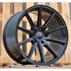 R19x10 5X120 ET 15 72.6 HX034 (B5797) Black Half Matt (BLHM) For HAXER (K4+K2) (Rear+Front)