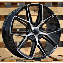 R18x8 5X120 ET 40 72.6 HX043 Black Polished (MB) For HAXER (K2)