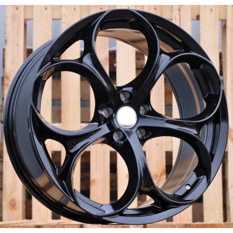 R19x9 5X110 ET 34 65.1 L1664 Black (BL) For ALFA (K4+P1+Z5) (REAR+FRONT) R19x9 5X110 ET 34 65.1 L1664 Black (BL) For ALFA (K4+P1+Z5) (REAR+FRONT)