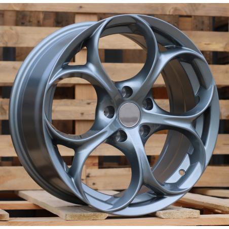 R19x8 5X110 ET 33 65.1 L1664 Gun Metal (GM) For ALFA (Z5) (Rear+Front)